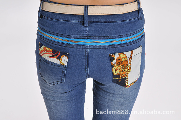 【新款夏季<em>马裤时装</em>裤七分裤时尚牛仔裤爆款现