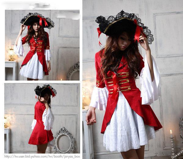 万圣节<em>服装魔女</em>游戏服女巫装 加勒比海盗服 制