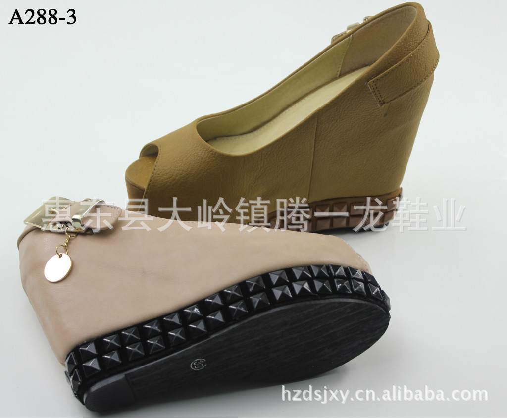 【2012迪士佳鱼嘴时装坡跟<em>女鞋</em> <em>泡沫</em>底坡跟爆
