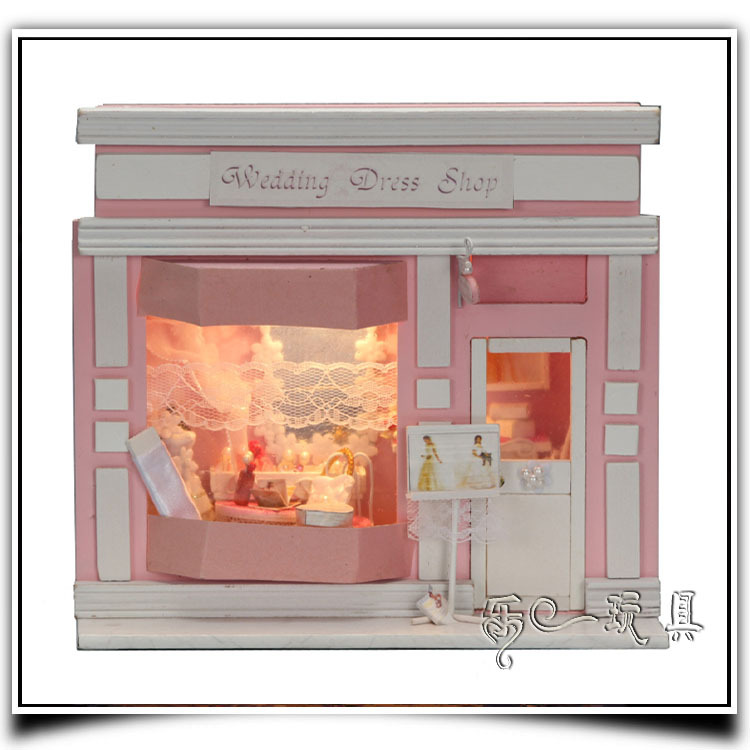 5801婚纱店 DIY小屋 地摊批发商 格子铺装修 赶