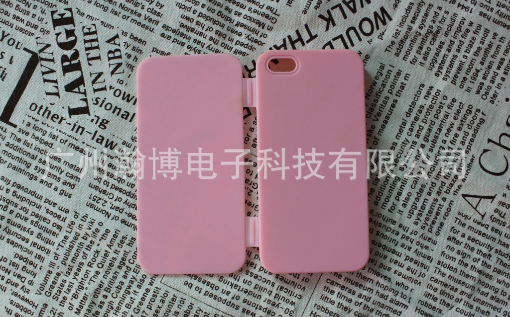 iphone5 纯TPU手机保护套 左右翻盖彩壳 iphone5果冻套素材 外壳