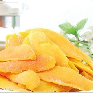 果脯、蜜饯、果干-批发芒果干原料 一箱20斤 散