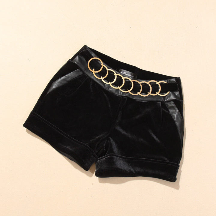 海宁皮革城皮<em>短裤</em>靴裤 <em>真皮</em>皮裤瘦身裤 新款特