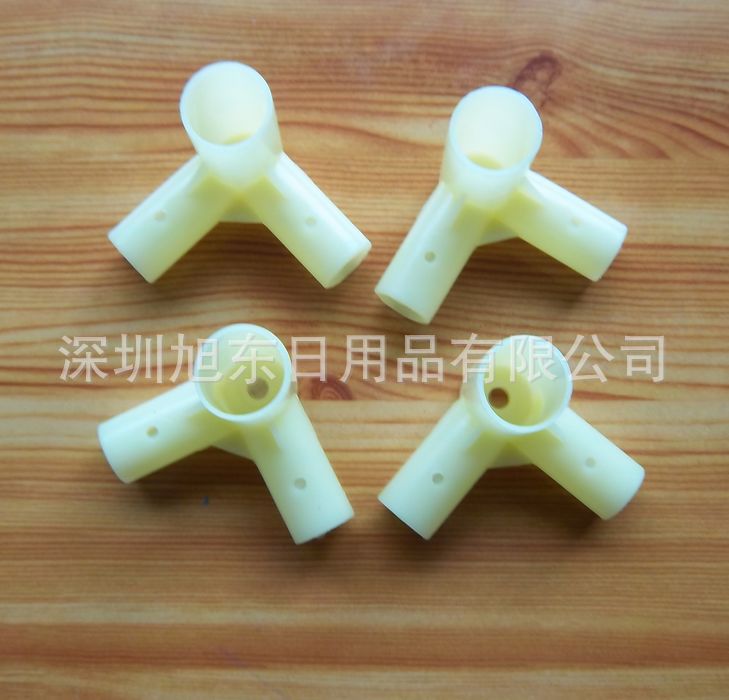 不锈钢蚊帐支架配件 蚊帐三通管接头 三通接头22*16*16mm