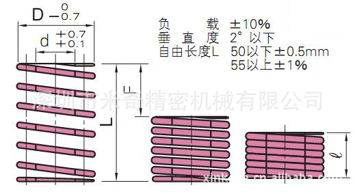 东发弹簧 tohatsu不锈钢弹簧 承接非标定制