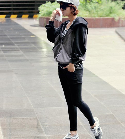 【秋冬新品韩国原单<em>女短裤裙</em> 羊毛绒加厚假两