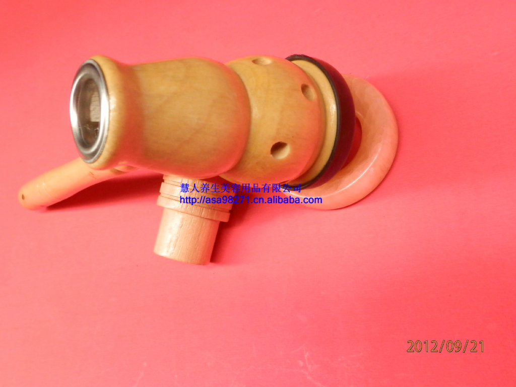 经络保健器材-木制葫芦炙简装脐炙 袋装脐炙 脐