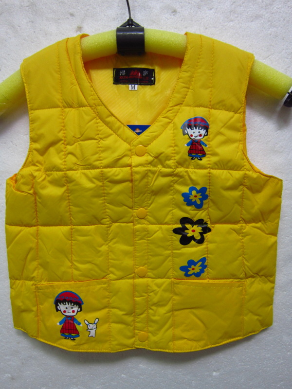 【<em>厂家</em>直销 儿童印花<em>卡通羽绒马夹</em> 童装童<em>马夹</em>