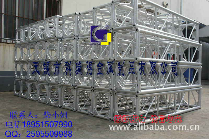 铝桁架铝板灯架 (2)