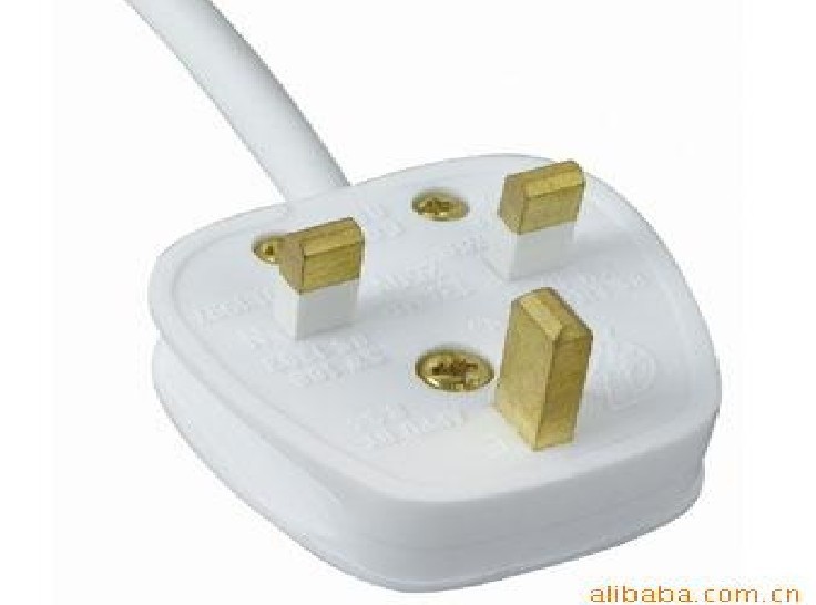 可拆式新加坡BS插头电源线 