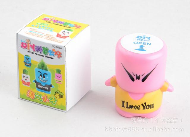 其他益智玩具-新奇特DIY青草<em>种植</em> <em>会长头发</em>的