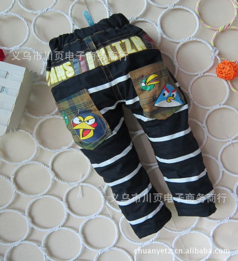 【2012夏款童装 男宝宝<em>儿童</em> 卡通绣花条纹休闲