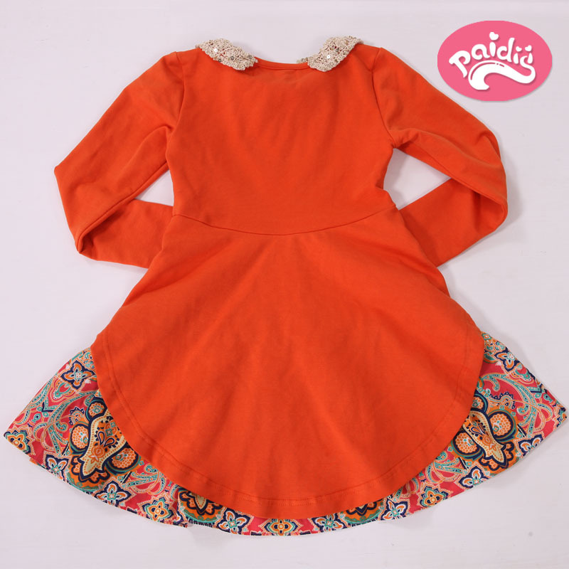 2012春秋装新款中大女童碎花连衣裙韩版秋季