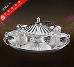 纯银工艺品.茶具.银茶具.纯银茶具.高工艺芙蓉王茶具