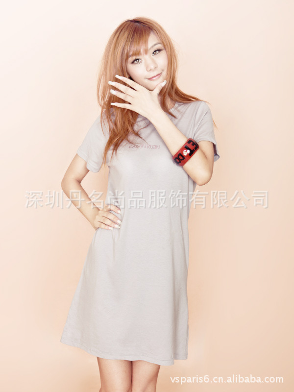 【<em>广州睡衣工厂</em> 供应时尚休闲CK睡裙 多色镶钻