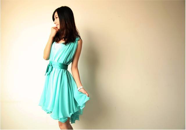 【<em>2012</em>夏装新款<em>品牌女装</em>雪纺裙夏季大摆无袖