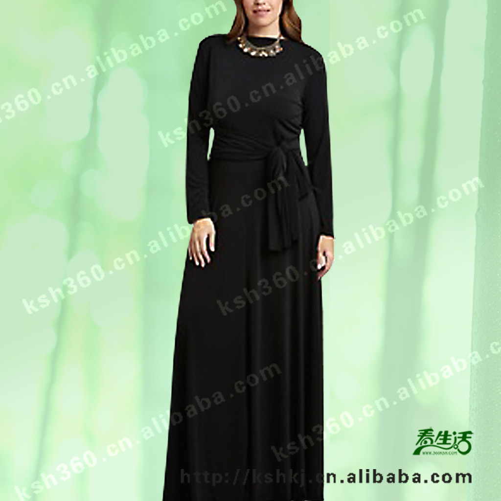 阿拉伯服饰 阿拉伯女袍 <em>穆斯林女</em>袍 穆斯林长袍
