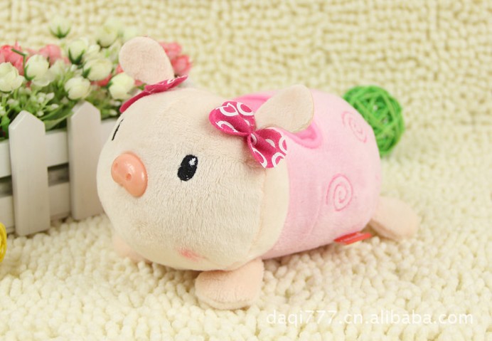 小猪 手机座 可爱 韩国毛绒玩具 粉色小猪 婚礼