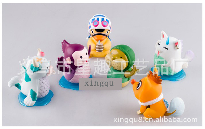 厂家直销 搪胶玩具工艺品 经典海贼王 海王类可