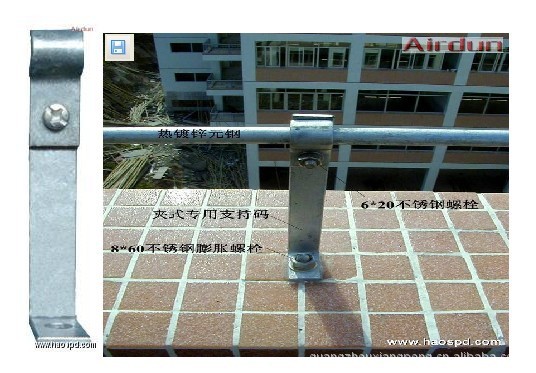 镀锌避雷支持卡子  高层建筑物直击雷防护强调坚持采用明敷接闪器的