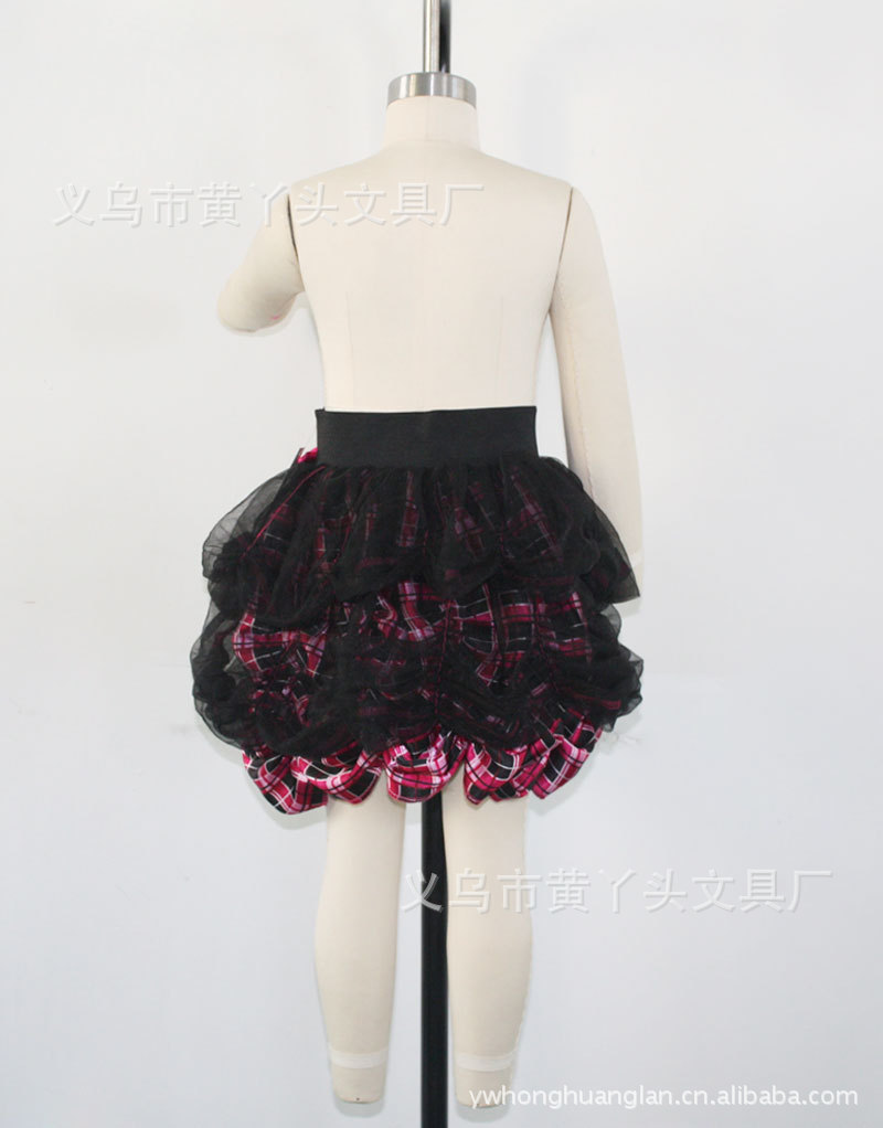 【黑色<em>短裤</em> <em>跳舞</em>童裙 网纱蓬蓬裙 韩国童裙 半身