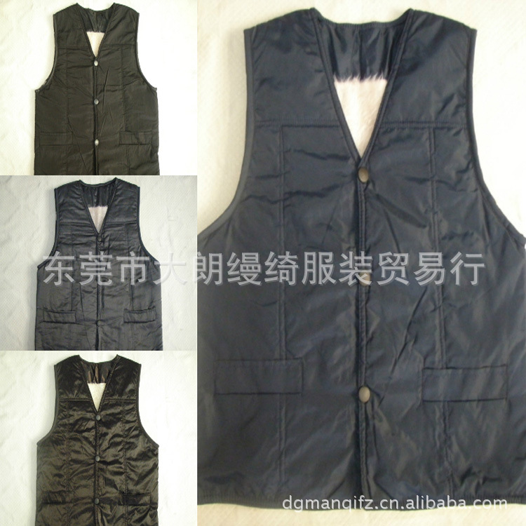 特价 中老年男装中年<em>男士</em>式<em>皮马甲</em>马夹植绒背