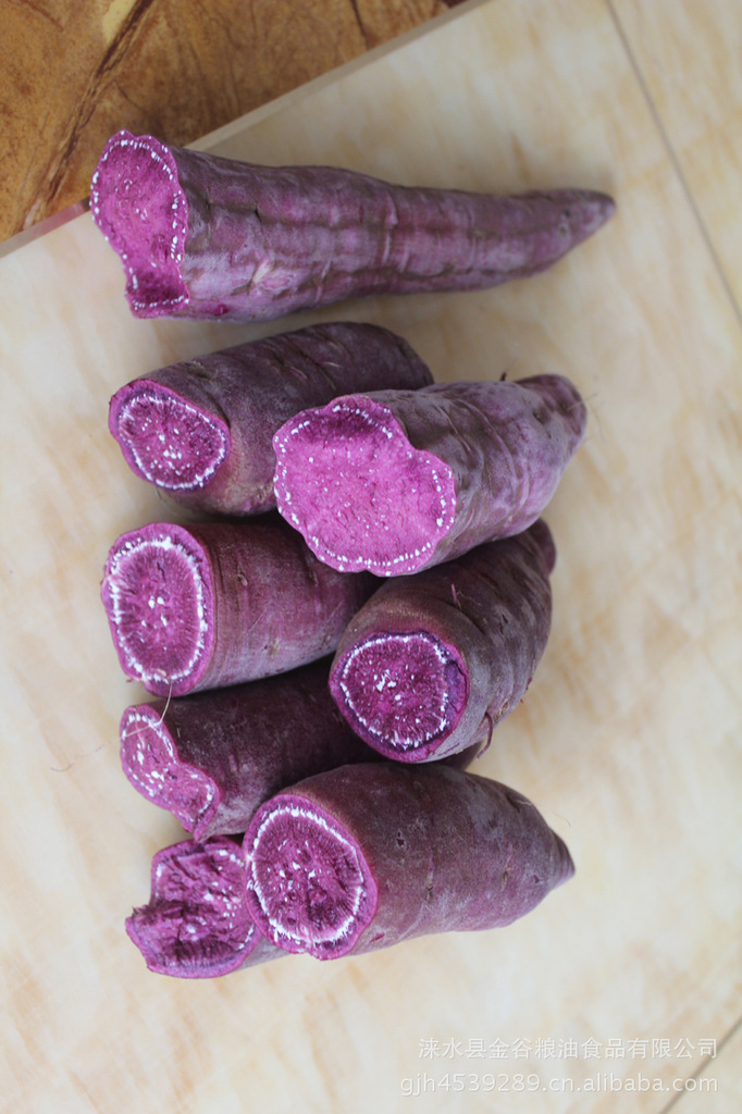 供应野三坡紫红薯 量大优惠紫薯 好吃新鲜保质紫薯