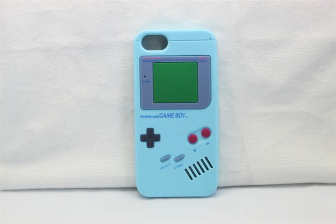 【复古潮人iphone5 硅胶套 GameBoy游戏机 iP