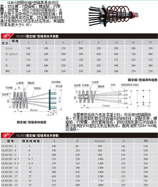 柳州钢绞线拉索锚具生产 价格合理 厂家直销