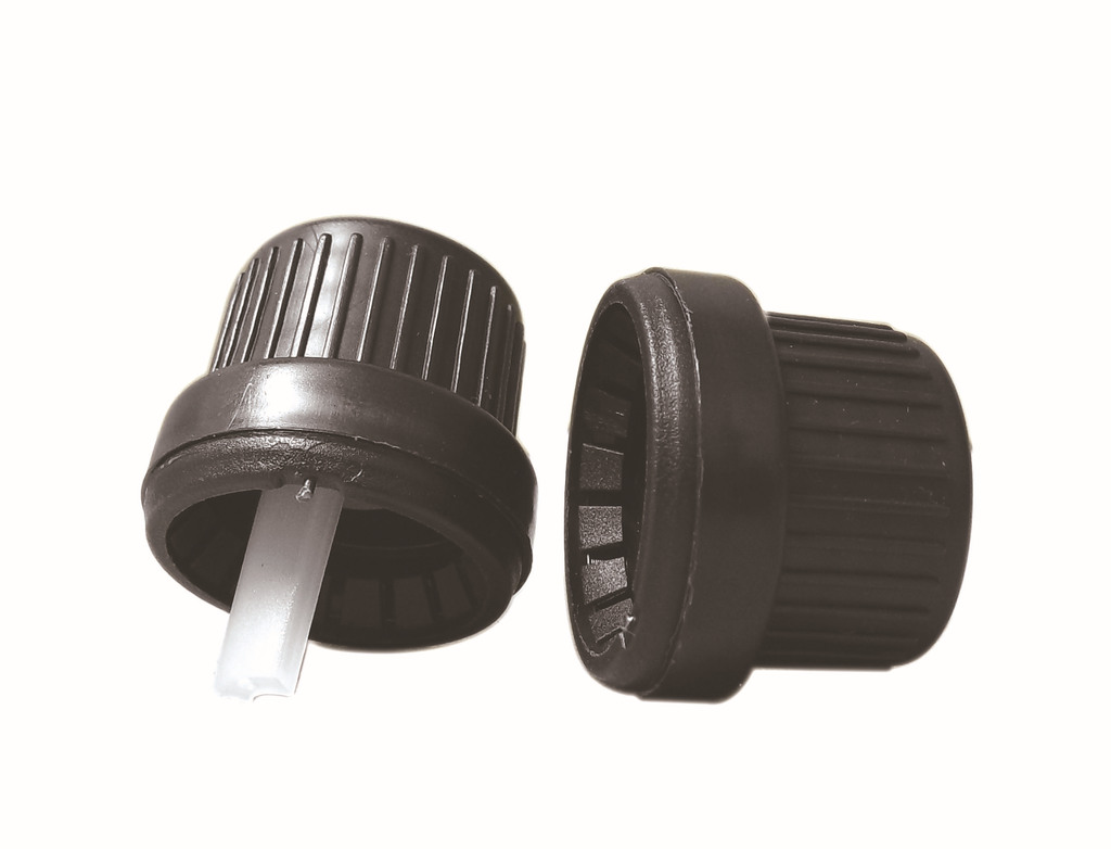 【现货供应 精油瓶配件 白色 黑色塑料大头盖 内