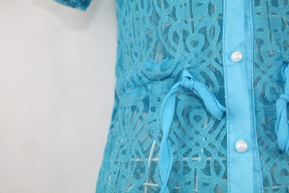 【517#韩版<em>镂空</em>蕾丝<em>开衫外搭</em>夏季短袖上衣薄