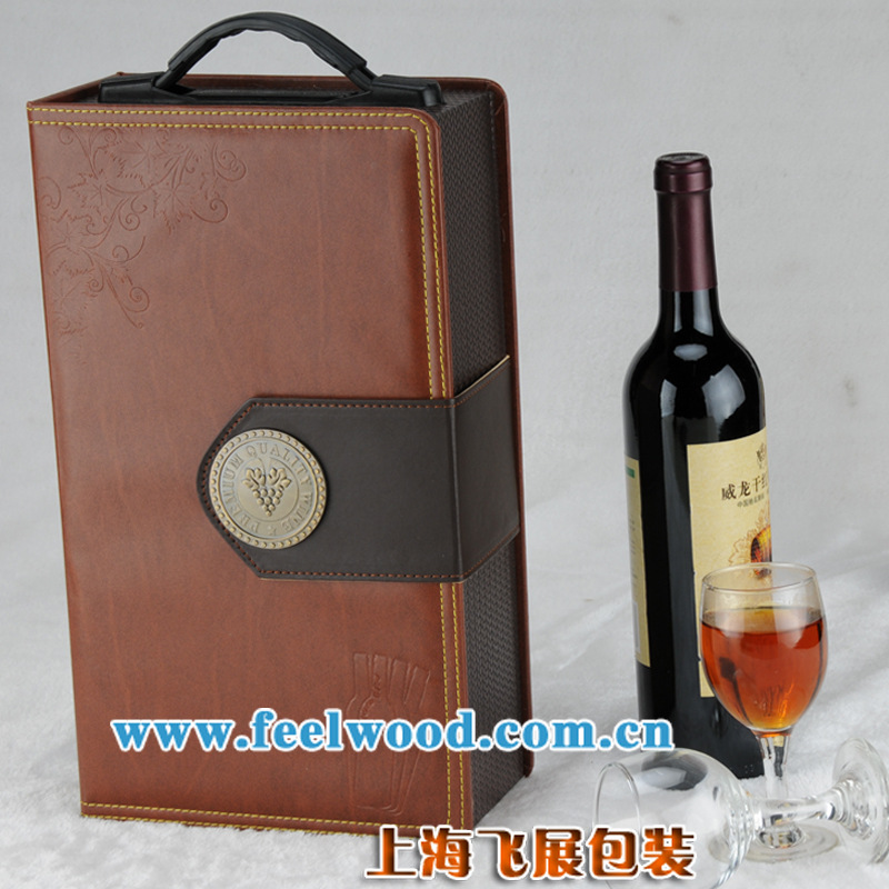 新款双只红酒盒-F-2