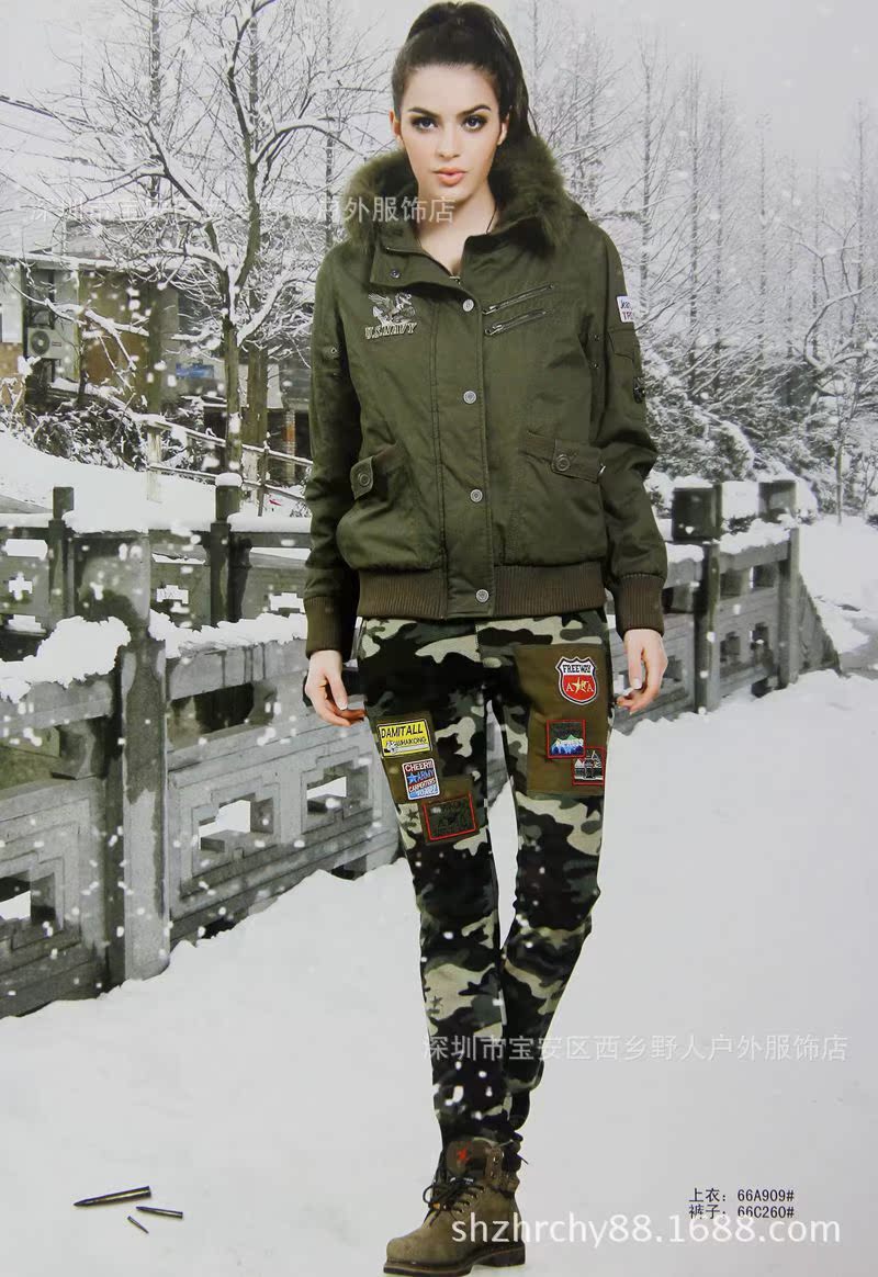 迷彩服、军迷服、作训服-批发新款立领军色加