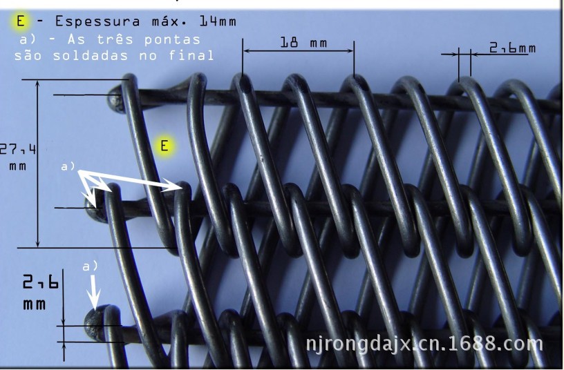 网带 不锈钢网带 耐高温网带 金属网带 传送带