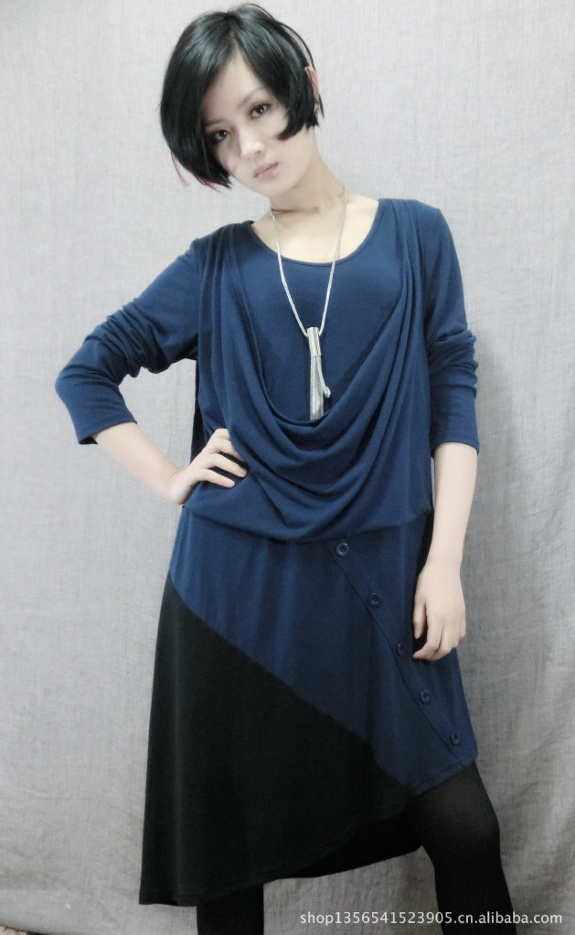 2013<em>春季</em>新款<em>女装</em>韩版前卫休闲棉质胖妹妹大