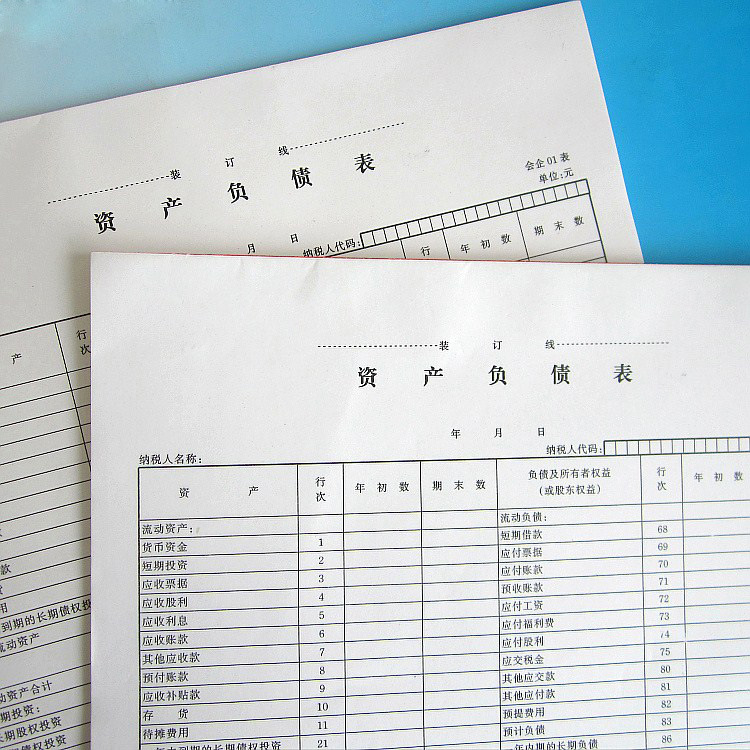 【资产负债表 会计报表 财务专用 260*380mm 办公用品批发 热销产品】价格,厂家,图片,会计报表\/凭证,济南昂扬商贸有限公司-马可波罗网