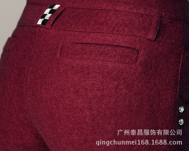 【2013女装<em>冬季短裤</em>加厚<em>靴裤毛呢短裤女</em> 新款