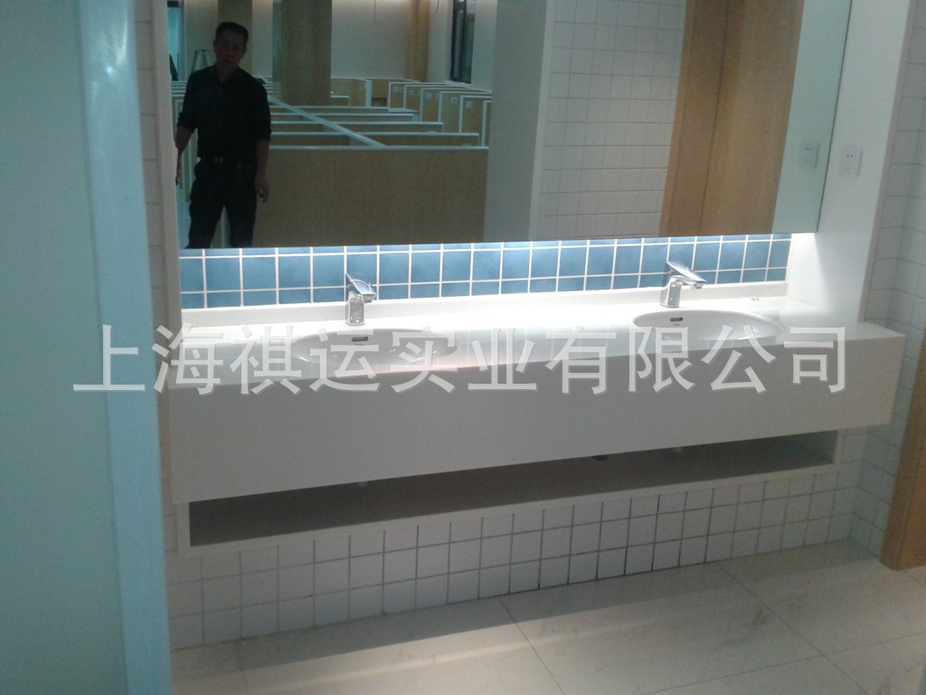 卫浴洁具-上海长宁区中心医院人造石台面\/卫浴