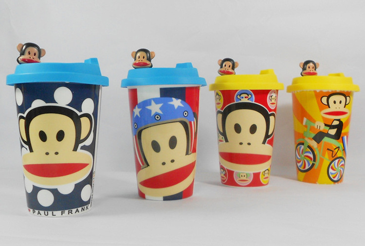 大嘴猴单层杯 创意个性陶瓷水杯 礼品马克杯2