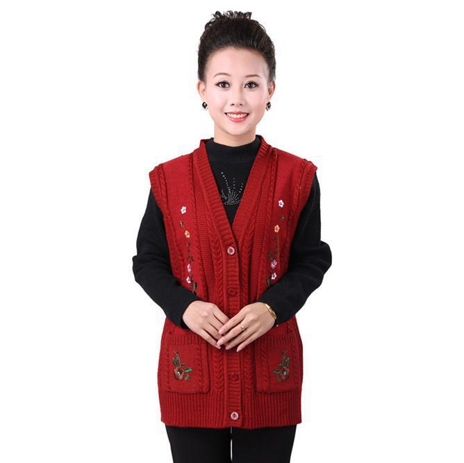 2013<em>中老年</em>女装 春秋新款 春装爆款<em>毛线马甲背</em>