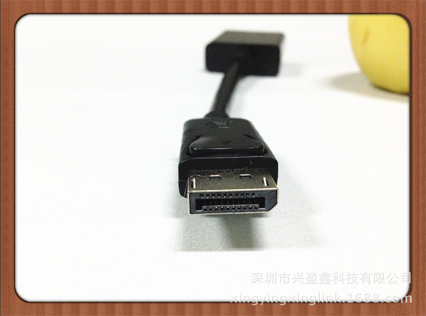 供应电脑转接线dp to dvi 20cvm 转接线 displayport to dvidp to dvi