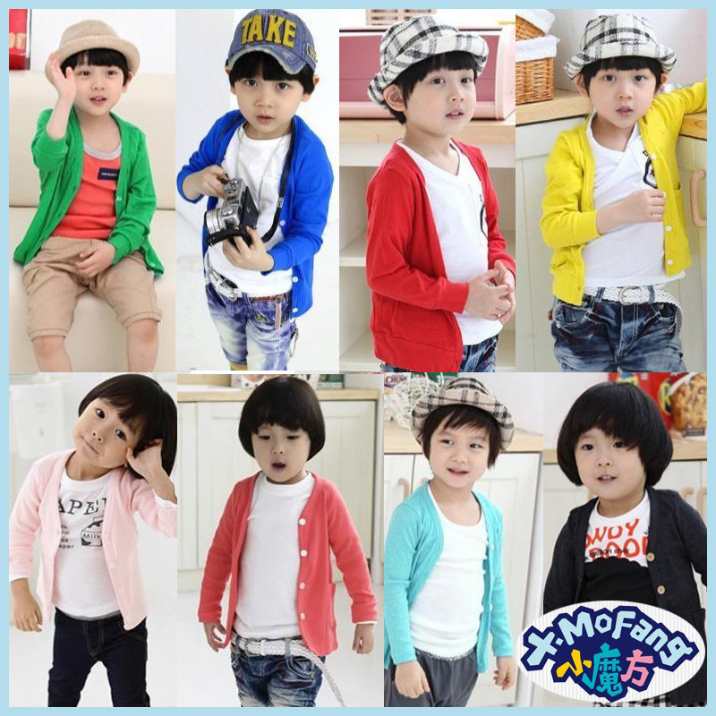 爆款男女<em>童开衫外套</em> 2014春款新品 韩版童装批