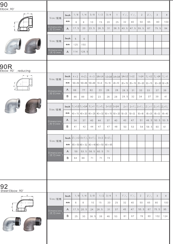 现货出售优质弯头玛钢管件 批发各种规格弯头玛钢管件