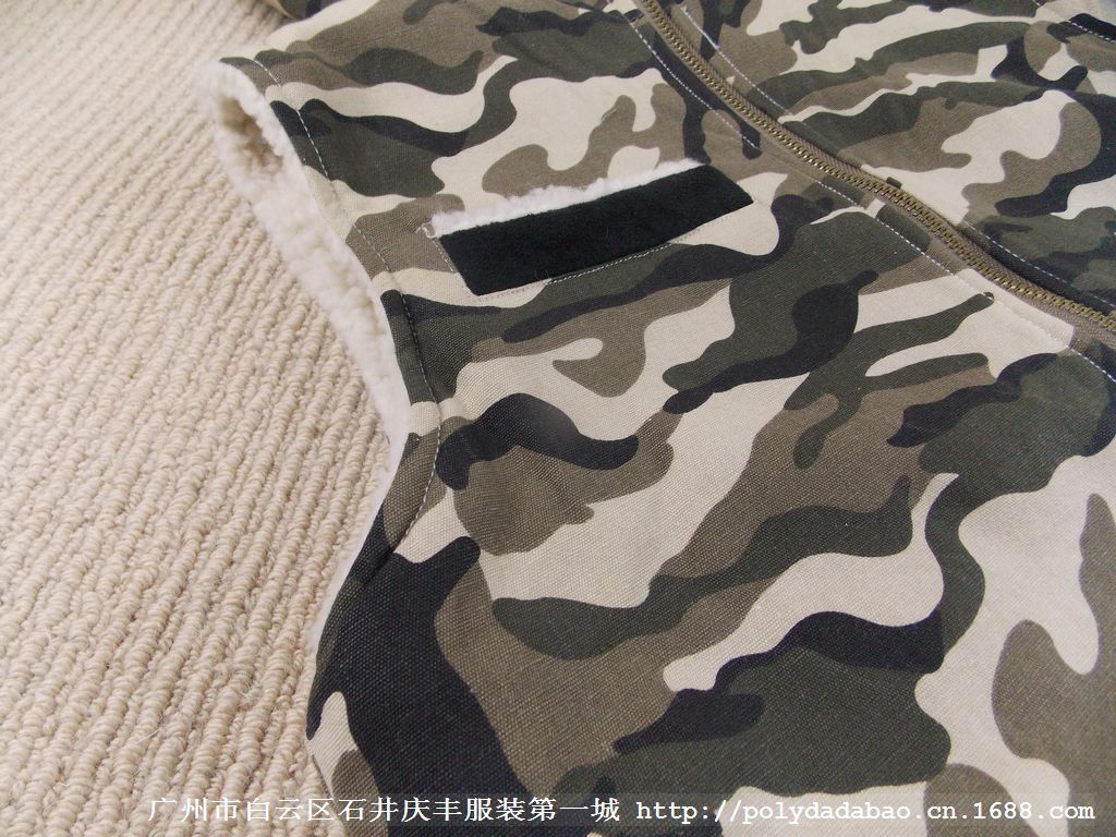 【【售完 暂缺】女式<em>马甲背心</em> <em>迷彩</em>洗水棉<em>军用</em>