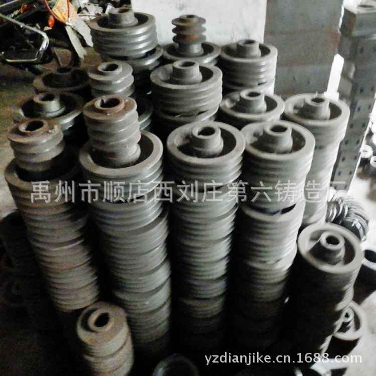 【皮带轮厂家 专业生产定制1\/2\/3槽皮带轮 铸铁