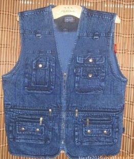 批发采购男式<em>马甲</em>-中<em>老年</em>男士<em>马甲</em> 牛仔<em>马甲</em> 钓