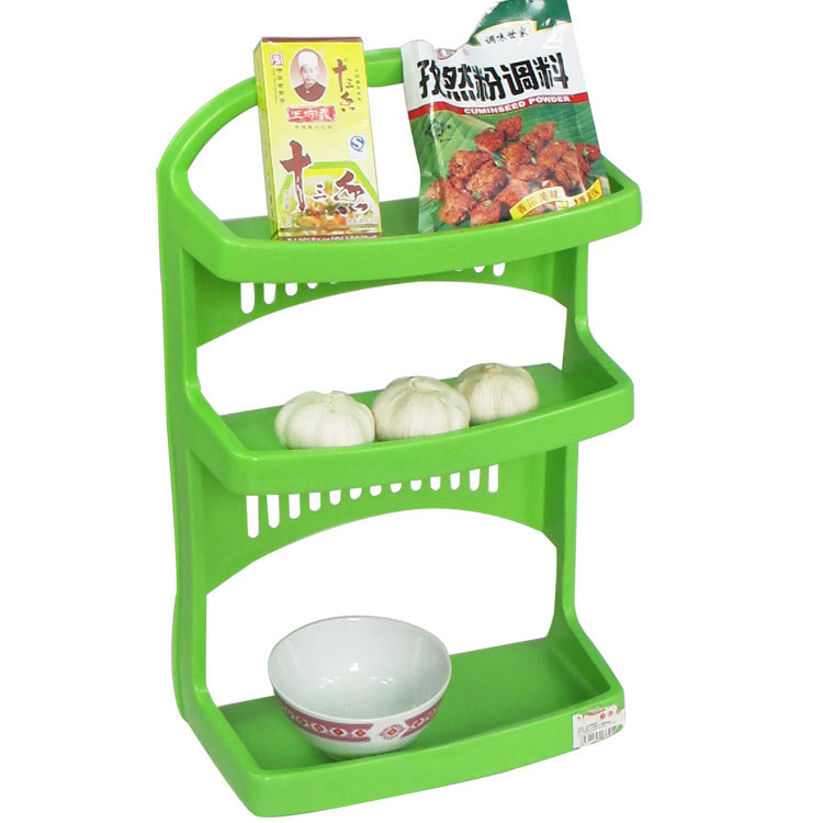 厨房置物架：壁架750绿