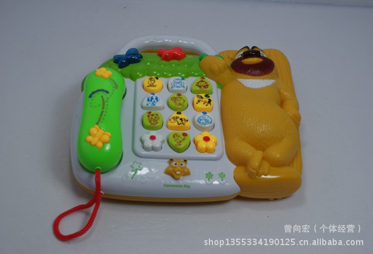 【婴儿早教机 熊出没音乐电话学习机 熊出没玩