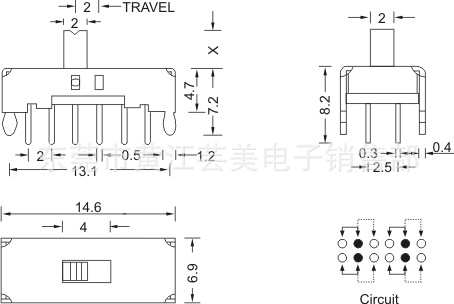 SS-42D02(4P2T)圖紙