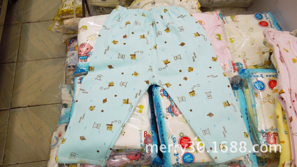 童内衣<em>内裤</em>-婴幼儿纯棉<em>秋裤</em> 平脚裤内<em>穿</em>裤外穿